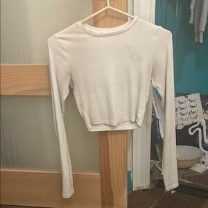 White Long Sleeve Women's Top